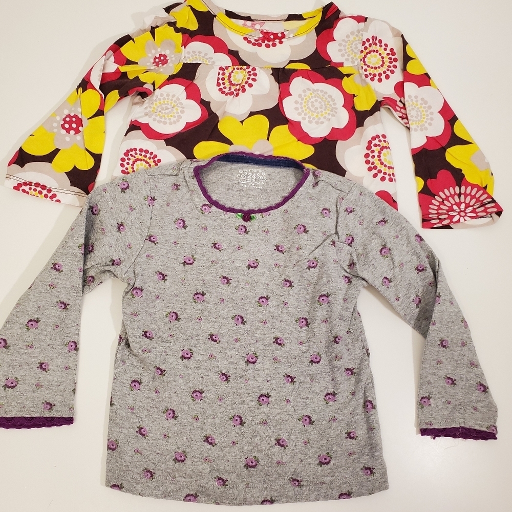 Carter's Longsleeve Bundle (x2) size 24months